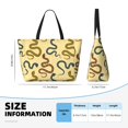 thumbnail image 4 of Fotbe Various Snake Bolsa de Viaje para Playa - Resistente al Agua, Bolsa Tote de Gran Capacidad y Ligera con 7 Bolsillos para Mujeres y Hombres, 4 of 7