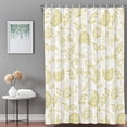 Bathroom Shower Curtain Retro Farm Flowers Pattern Waterproof Shower ...