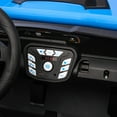 thumbnail image 6 of iRerts 2 Seater Ride on Car for Kids, 24 Volt Ride on Toys for Boys Girls Gifts, Powered Ride on UTV Electric Vehicle with Remote Control, Bluetooth, MP3/USB Ports, 4 Wheel Spring Suspension, Blue, 6 of 11