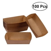 Frcolor Container Containers Hot Dog Boxestake Out Paper Tray Box Sandwich Disposable Burger Keeper Candy Bakery Takeout