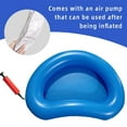 thumbnail image 5 of KIHOUT Swimming Accessories Inflatable Foot Wash Basin, Spa Foot Pool Portable Footbath, 1 Pack, 93x73cm, 5 of 7