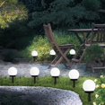 thumbnail image 3 of Iluminación de paisaje, luces solares para exteriores de fácil instalación y decoración impermeable, paquete de 8 luces blancas frías para decoración de caminos de jardín, patio, jardín, 3 of 6