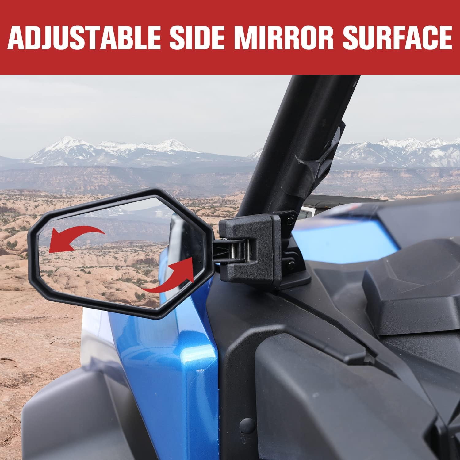 A & UTV PRO Rear View Mirror & Side Mirrors for 2018-2023 Can-Am Maverick Trail Sport