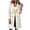 Beige, variant on Edvintorg Jackets for Women Trendy Notch Lapel Long Coat Long Sleeve Open Front Outerwear with Pocket Women Clothing Wine XS-2XL