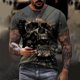 thumbnail image 2 of Hombre Unisex Diario Camiseta 3D Estampado Gráfico Estampados Animal Estampado Manga Larga Tops Casual Bloue Pompotops oipoqjl4745, 2 of 9