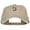 Khaki, variant on Siberian Husky Embroidered Washed Buckled Cap - Stone OSFM