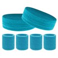 thumbnail image 1 of Dos juegos de toalla, muñequera, diadema deportiva, diadema, protector de mano, muñequera, conjunto, 1 of 5