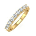 thumbnail image 1 of 1/2 Carat Round Diamond Wedding Band Ring in 14K Yellow Gold (Ring Size 7) (I1-I2 Clarity), 1 of 6