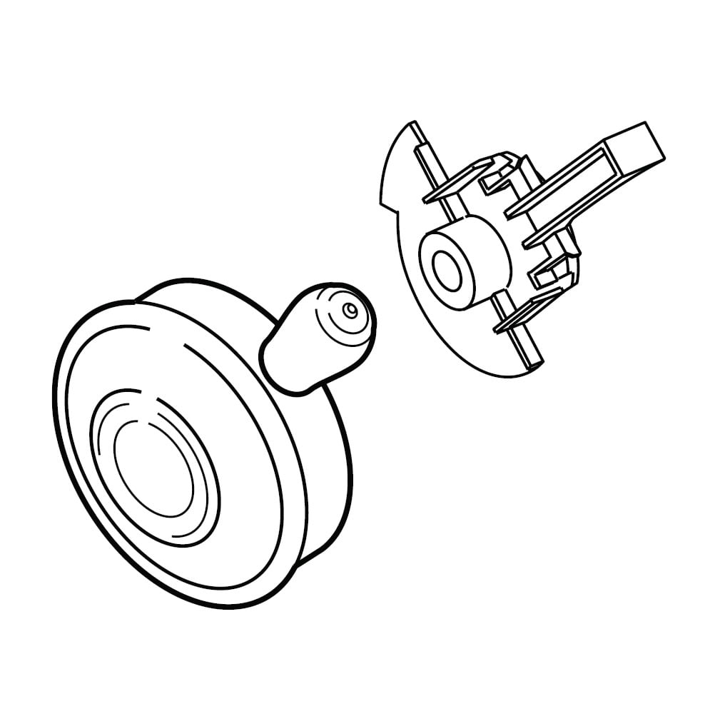 Delta RP51424-RB Venetian Bronze Single Metal Temperature Lever Handle Knob And Cover From