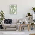 thumbnail image 3 of Stupell Industries Modern Green Shapes Abstract Painting Gray Framed Art Print Wall Art, 24 x 30, 3 of 9