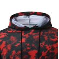 thumbnail image 3 of Curuila Mens Hoodies Tie-Dye Long Sleeve Pullover With Pocket Fashion Casual Autumn Winter Sweatshirt Red Size 2Xl, 3 of 5