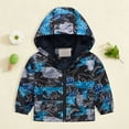 thumbnail image 2 of BAOAOER Infant Rain Jacket Toddler Boys Raincoat Waterproof Boys Girls Lightweight Rain Poncho Cartoon Jacket Windbreaker Zip Up, 2 of 9