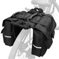 thumbnail image 1 of Bicycle Back Pannier Bags Bike Rear Seat Bag Bike Rear Saddle Bag with Reflective Trim, 1 of 6