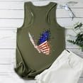 thumbnail image 4 of Aloohaidyvio Womens American Flag Tank Tops USA 4th of July Patriotic Sleeveless Shirts Stars Stripes Tee Top, 4 of 5