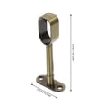 thumbnail image 2 of WEUVEB 4 Pcs Support Central de Tringle de Placard en Alliage de Zinc pour Organisation de Garde-Robe, 2 of 8