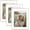 Rustic White, variant on 16x24 Frame Set of 3, Natural Wood Grain 16x24 Poster Frame for Gallery Wall Mounting (3 Pack,Natural)