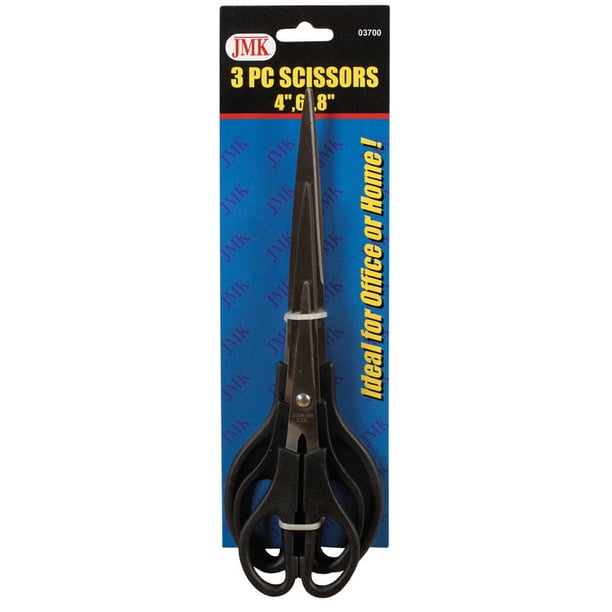 Tijeras Diamond Visions, 3 unidades, 10, 15, 20 cm (paquete de 24)