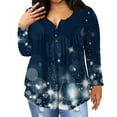 thumbnail image 2 of Dyegold Bohemian Tops For Women Ladies Long Sleeve Plus Size Tops Plus Size Top For Women Western Ladies ​Trendy Tunic Tops ​Long Sleeve Shirts For Women Plus Size ​Free Shipping, 2 of 6