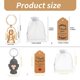 thumbnail image 3 of Set of 10 Elegant Angelic Keychain Charm Angelic Key Rings Supplies Keychain Favors Souvenirs for Various Occasions, 3 of 4