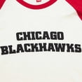 thumbnail image 4 of Men's Mitchell & Ness Cream Chicago Blackhawks Legendary Slub Vintage Raglan Long Sleeve T-Shirt, 4 of 4