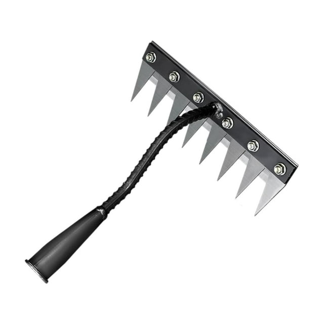 Herramienta de agua de jardín Herramienta de remover Herramienta de servicio pesado Manejo ergonómico Herramienta de extracción de malezas para remojo 8 dientes