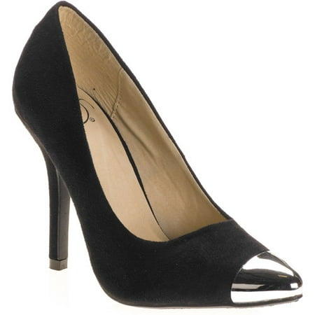 pumps with metal toe cap