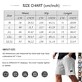 thumbnail image 3 of longantii Mens Waffle Corduroy Shorts Elastic Waist Drawstring Casual Texture Lightweight Short Summer Beach Pants with Pockets Dark Gray XXXL, 3 of 5