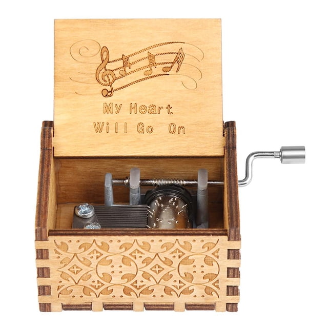 Caja de Música Con Manivela Kuymtek Tema de Serie TV Regalo Cumpleaños