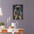 thumbnail image 5 of 16x24 inch Paintings On Canvas Graffiti Astronaut Poster,Home Room Decor Study,Bedroom Accessory,Indoor Cafes,Bar,Man Cave,Lounge Wall Decor Frameless Canvas Painting,Funny Astronaut Prints, 5 of 6