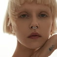 thumbnail image 3 of 316L Steel Seamless Nose Ring Hoop Septum Clicker Lip Ear Cartilage Tragus Conch Jewelry 1.2mm Gauge 8/10/12/14mm Inner Diameter Hypoallergenic Body Piercing, 3 of 5