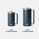 thumbnail image 4 of Cafetera de prensa francesa YETI Rambler 1L Rescue Red, 4 of 8