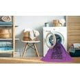 thumbnail image 2 of Ahgly Company Machine Washable Indoor Rectangle Transitional Bright Purple Area Rugs, 2' x 4', 2 of 7