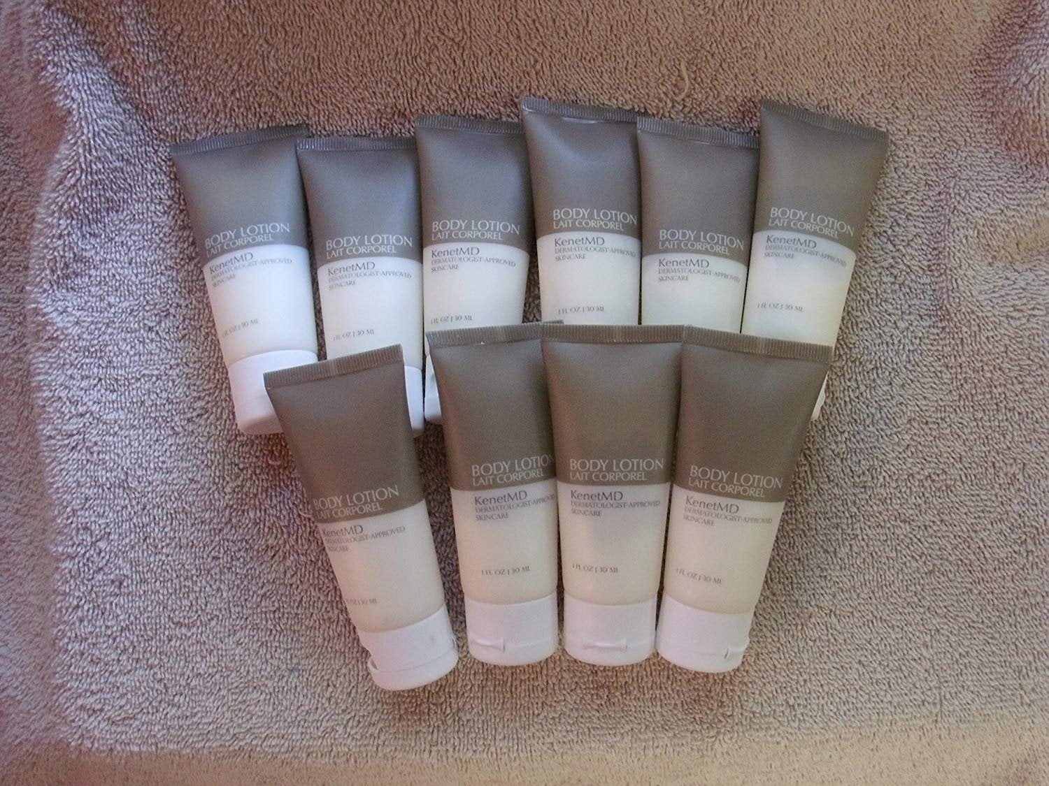 Lot Of 10 Derma Skin Care Body Lotion Travel Size 1 fl oz