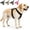 Black, variant on No Pull Dog Harness with Handle Walking Training Vest | 2026 New Front Clip Dog Harness, Reflective Pet Vest Tactical Harness for Large Medium Small Dogs Walking Training