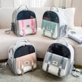 thumbnail image 2 of Bolsa de transporte para mascotas, bolsa para gatos, mochila para mascotas, bolsa de transporte para exteriores para gatos, bolso de hombro doble, bolsas de viaje transpirables para cachorros, suminis, 2 of 5