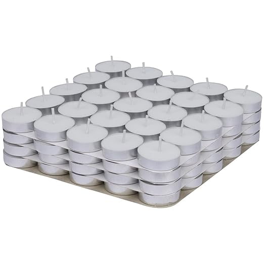 Tealight Candles, 100 Count, with 3 Hour Burn Time