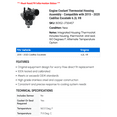 thumbnail image 2 of Engine Coolant Thermostat Housing Assembly - Compatible with 2015 - 2020 Cadillac Escalade 6.2L V8 2016 2017 2018 2019, 2 of 2