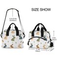 thumbnail image 2 of FORMRS Reusable Lunch Bag for Work School Leakproof Insulated Cooler with Adjustable Shoulder Strap, Cartoon Bunnies, 2 of 6