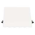 thumbnail image 3 of Awntech 4.38 Ft Charleston Sloped Fixed Awning with Scrolled Iron Arms (52.5in x 36in x 36in), White, 3 of 3