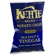 Kettle Brand Sea Salt & Vinegar Potato Chips, 13 oz, (Pack of 10)