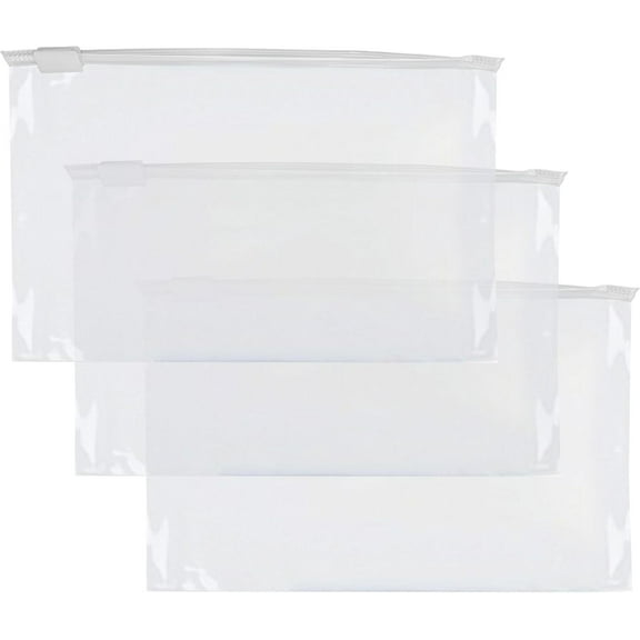 Clear Resealable Food Storage Bags 8x3.9x1.6 Inch with Zipper Slider Seal Snack Size Plastic Bag for Food Prep, Travel, Meal Portioning, Leak Resistant (100)