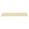 thumbnail image 3 of vidaXL Batavia Bench with Cream White Cushion 59.1" Solid Teak Wood, 3 of 130