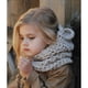 thumbnail image 3 of Gorro de punto europeo y americano, protección para los oídos de lana de oso de dibujos animados, capa para exteriores, gorro con protección para el cuello para niños (beige), 3 of 5