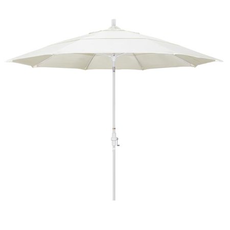 11 ft. Fiberglass Market Umbrella Collar Tilt DV Matted White-Pacifica-Canvas