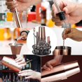 thumbnail image 2 of Bartender Kit,20-piece Rose Gold Cocktail Shaker Set With Rotating Acrylic Stand,for Mixed Drinks Martini Home Bar Tools, 2 of 5