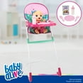 thumbnail image 3 of Baby Alive: At Home Set - 7pcs - Green, Pink, Hearts - Play Yard, Highchair, Feeding Accessories, Playset For Dolls Up To 18", Kids Toy, Ages 3+, 3 of 6