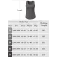 thumbnail image 3 of SHOWMALL Women's Summer Tops 2 Pack, Plus Size Flowy Sleeveless Shirts, Elegant U-Neck Floral Vacation Tank Tops -Black & Blue Chinoiserie Floral 3X, 3 of 8