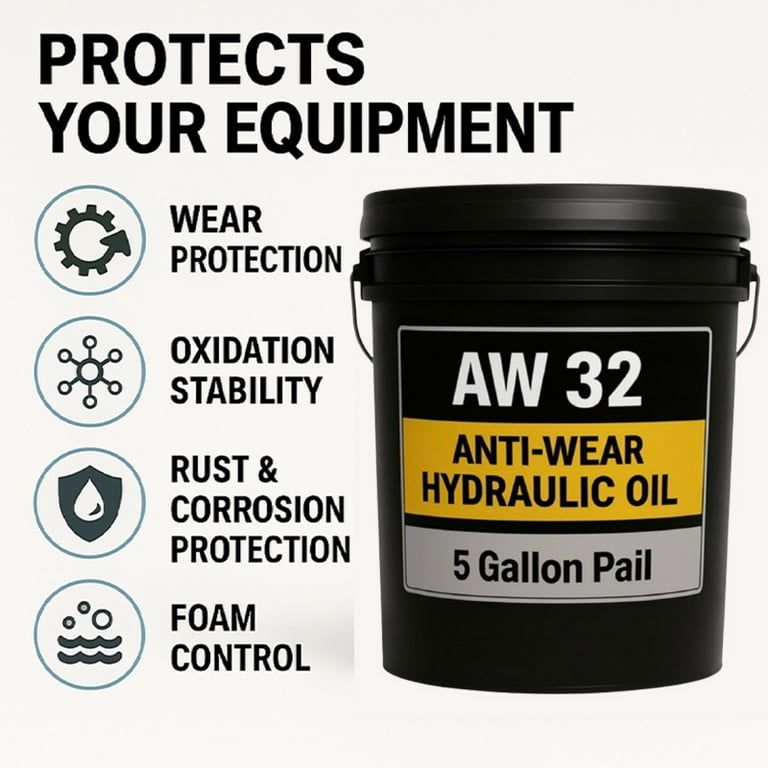 AW 32 Hydraulic Oil - 5 Gallon Pail - Walmart.com