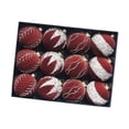 thumbnail image 2 of 12 adornos navideños con forma de bola, adornos colgantes para de Navidad, adornos reutilizables para de Navidad, colgantes para Marrón, 2 of 8