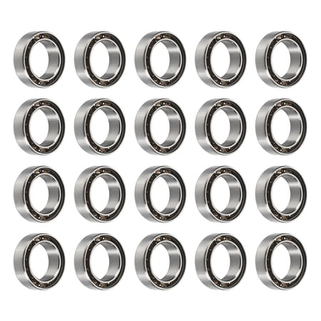 Uxcell 20 Pack Fingertip Spinner Bearings 8x12x3.5mm Finger Spin Bearings Fingertip Bearing for Fidget Toys Skateboards Yo-Yo Nail Art Accessories